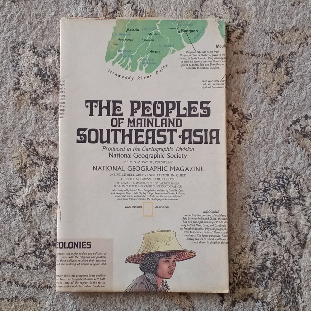 National Geographic Southeast Asia Journal - Map Design
